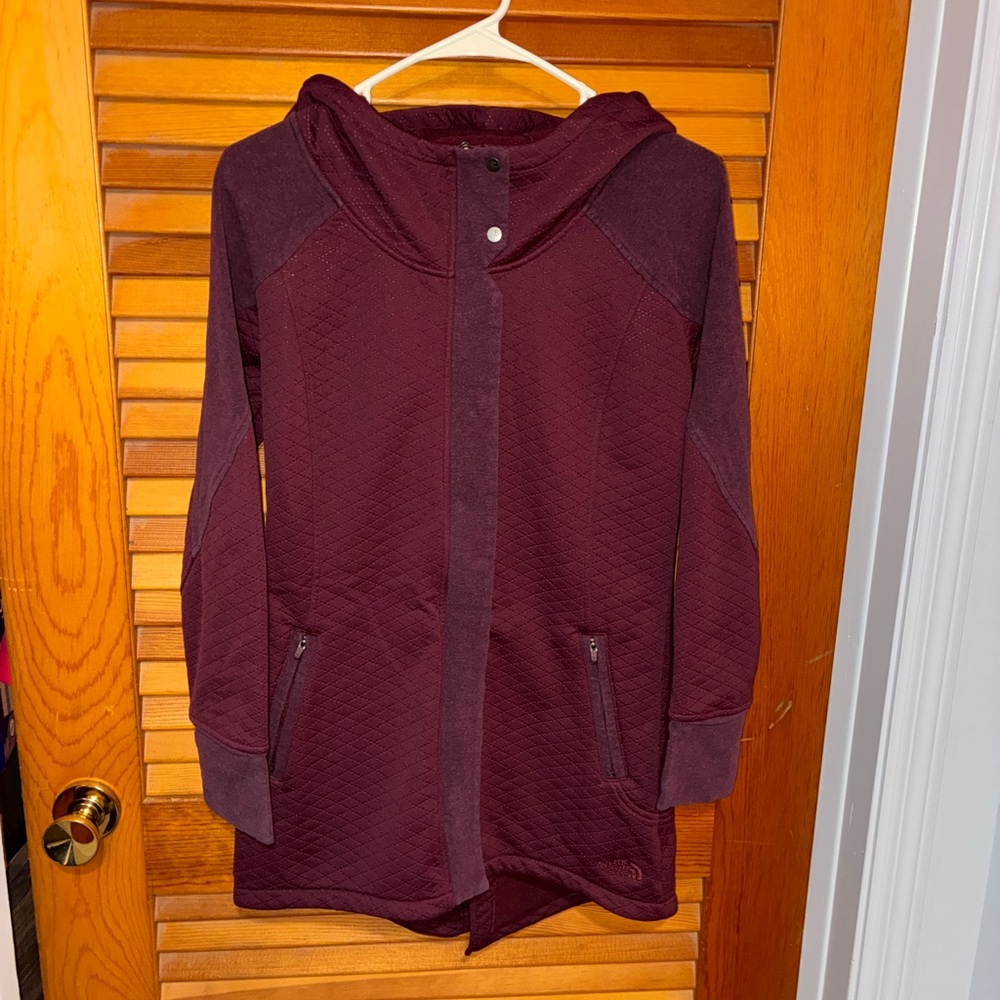 The North Face Recover Up Quilted Jacket, maroon - womens size small